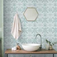 Elegant Moroccan Tile Pattern Wallpaper Mural 1