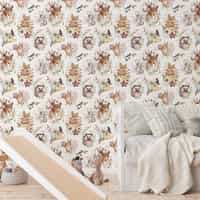 Enchanted Forest Animals Wallpaper Mural 1