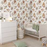 Enchanted Forest Animals Wallpaper Mural 2