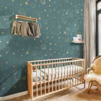 Watercolor Celestial Star Map Wallpaper Mural 2