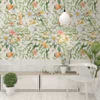 Delicate Springtime Flowers with Fruits Wallpaper Mural 3