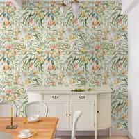 Delicate Springtime Flowers with Fruits Wallpaper Mural 4