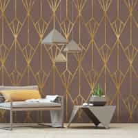 Elegant Art Deco Geometric Wallpaper Mural 1