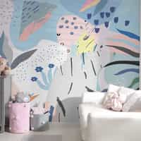 Abstract Modern Shapes Wallpaper Mural 3