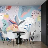 Abstract Modern Shapes Wallpaper Mural 5
