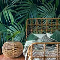 Lush Tropical Palm Fronds Wallpaper Mural 3