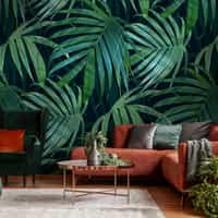 Lush Tropical Palm Fronds Wallpaper Mural 4
