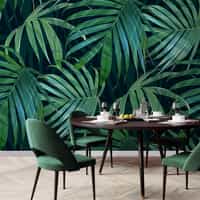 Lush Tropical Palm Fronds Wallpaper Mural 5