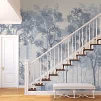 Tranquil Dawn Forest Wallpaper Mural 3