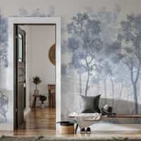 Tranquil Dawn Forest Wallpaper Mural 4