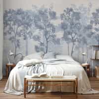 Tranquil Dawn Forest Wallpaper Mural 1