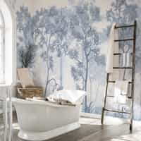 Tranquil Dawn Forest Wallpaper Mural 5