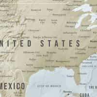 Global Geographic World Map Wallpaper Mural 4