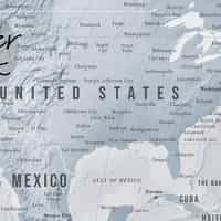Global Geographic World Map Wallpaper Mural 4