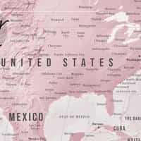 Global Geographic  World Map Wallpaper Mural 4