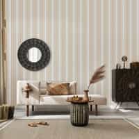 Elegant Vertical Striped Wallpaper Mural 3