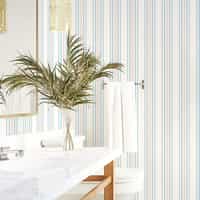 Elegant Vertical Striped Wallpaper Mural 2