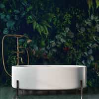 Elegant Botanical Jungle Greenery Wallpaper Mural 3