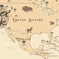 Safari Adventure World Map Kids Wallpaper Mural 4