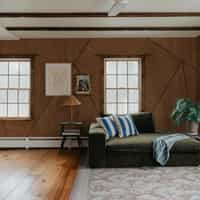 Modern Geometric Wood Effect Wallpaper 5