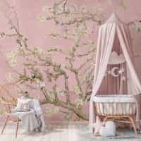 Van Gogh Almond Blossom Oil Paint Wallpaper Mural 1