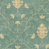 Elegant Floral Vine Pattern Wallpaper Mural 6
