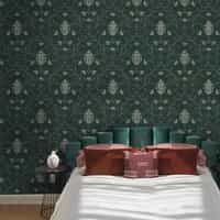 Elegant Floral Vine Pattern Wallpaper Mural 3