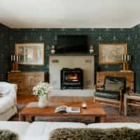 Elegant Floral Vine Pattern Wallpaper Mural 4