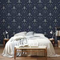 Elegant Floral Vine Pattern Wallpaper Mural 3