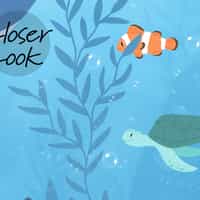 Kids Underwater Animals and Coral Reef Wallpaper Mural 5