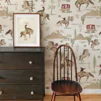 Western Cowboy Horses Adventure Wallpaper Mural 1