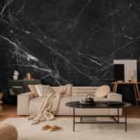 Luxury Dark Marble Effect Wallpaper Mural 1