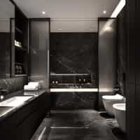 Luxury Dark Marble Effect Wallpaper Mural 2