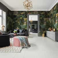 Indian Traditional Garden Art Wallpaper Mural 4