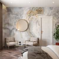 Enchanted Abstract Marble Design Wallpaper Mural 2