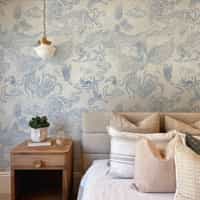 Elegant Phoenix and Dragon Wallpaper Mural 1