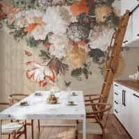 Enchanted Dutch Floral Bouquet Wallpaper Mural 4