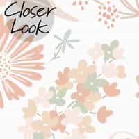 Kids Colorful Floral Botanical Wallpaper Mural 5