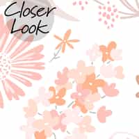 Kids Pastel Floral Botanical Wallpaper Mural 5