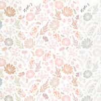 Kids Pastel Floral Botanical Wallpaper Mural 6