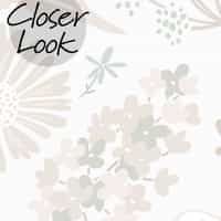 Kids Soft Color Floral Botanical Wallpaper Mural 5