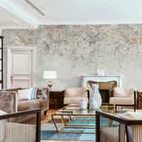 Whimsical Ivy Floral and Birds Wallpaper Mural 3