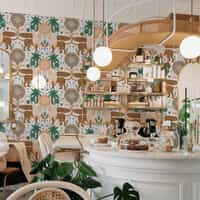 Mystical Winged Lions Wallpaper Mural 2