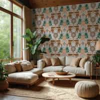 Mystical Winged Lions Wallpaper Mural 3