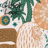 Mystical Winged Lions Wallpaper Mural 5