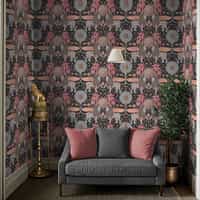 Mystical Winged Lions Wallpaper Mural 2