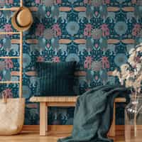 Mystical Winged Lions Wallpaper Mural 1