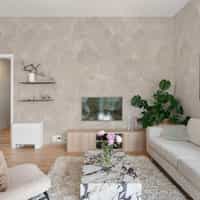 Modern Gingko Leaf Wallpaper Mural 2