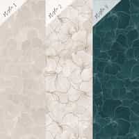 Modern Gingko Leaf Wallpaper Mural 6