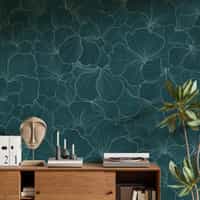 Modern Gingko Leaf Wallpaper Mural 6